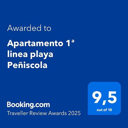 Apartamento 1ª Linea Playa Peñíscola Eksteriør billede