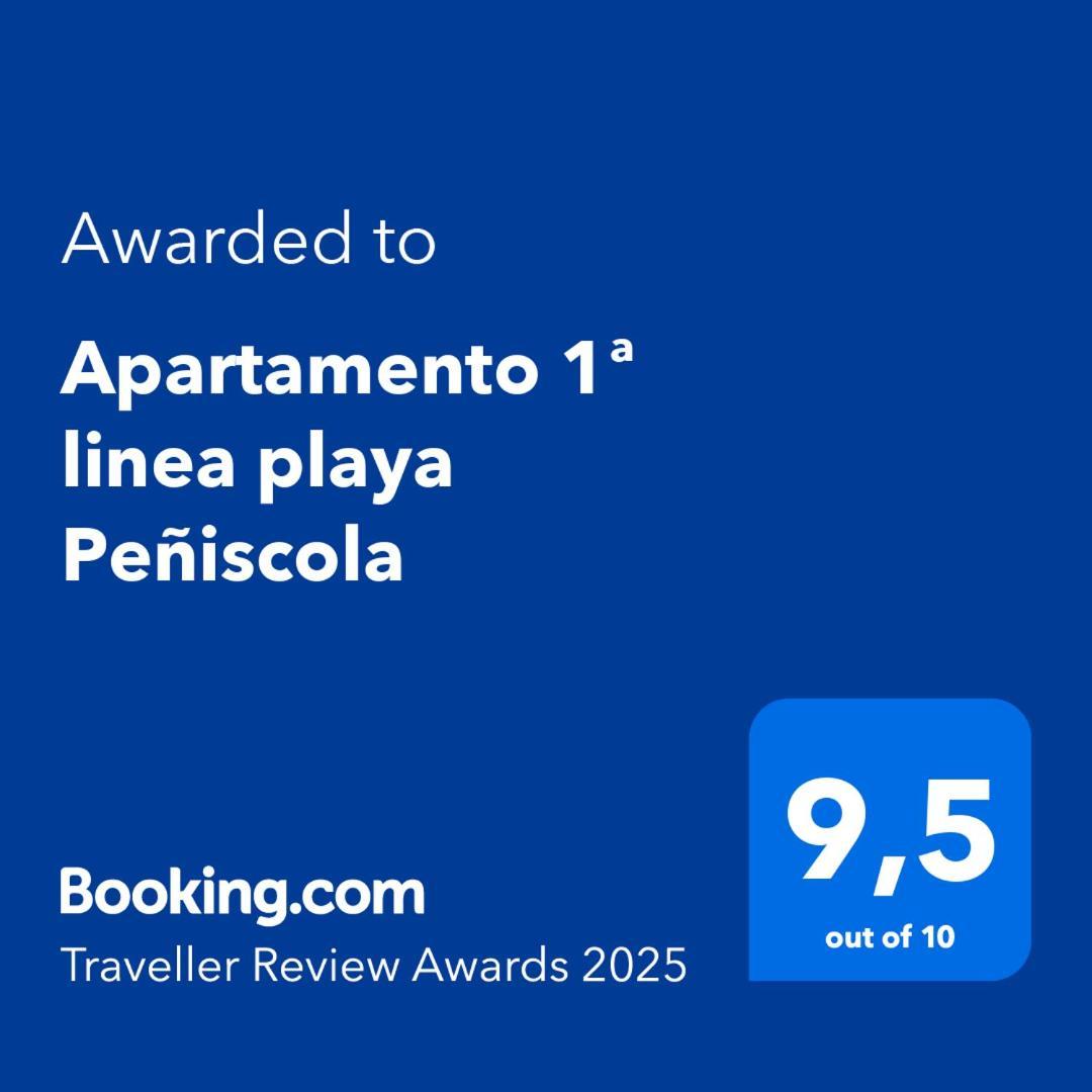 Apartamento 1ª Linea Playa Peñíscola Eksteriør billede